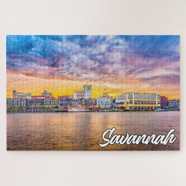 Puzzle Savannah, Géorgie, États-Unis (Horizontal)
