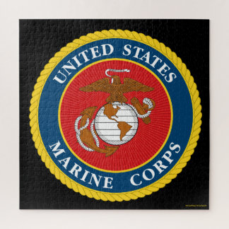 Puzzle Sceau du Corps des Marines - plat