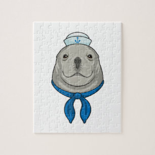 Puzzle Sceller comme marin avec casquette marin