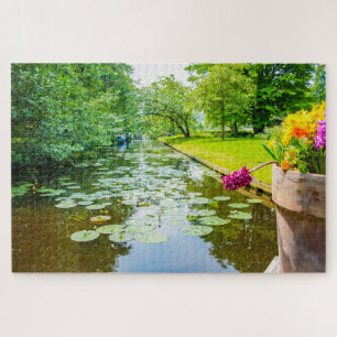 Puzzle Scène avec eau et nénuphars, Pays-Bas