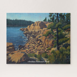 Puzzle Scène côtière pittoresque dans le parc national Ac