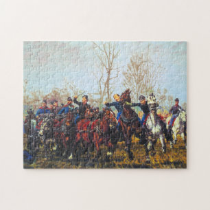 Puzzle Scène de bataille de la guerre civile 1887 William