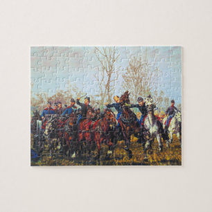 Puzzle Scène de bataille de la guerre civile 1887 William