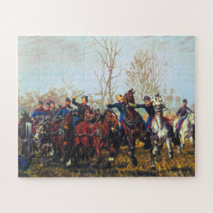 Puzzle Scène de bataille de la guerre civile 1887 William