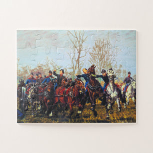 Puzzle Scène de bataille de la guerre civile 1887 William