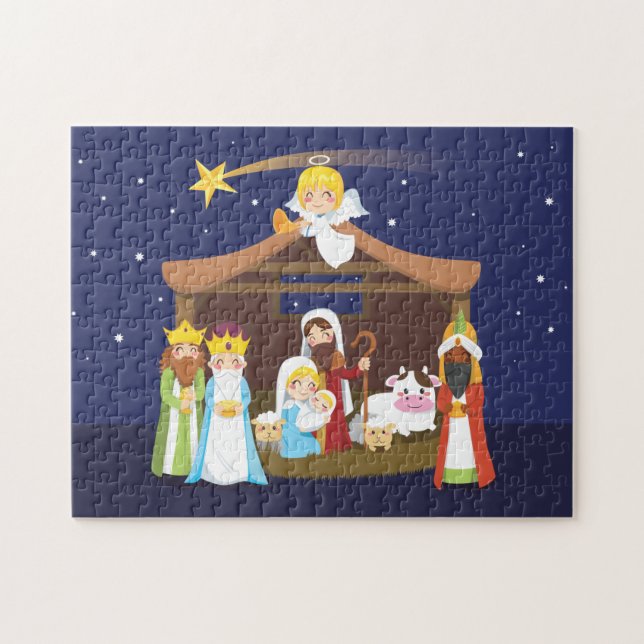 Puzzle Scène de nativité de Noël (Horizontal)