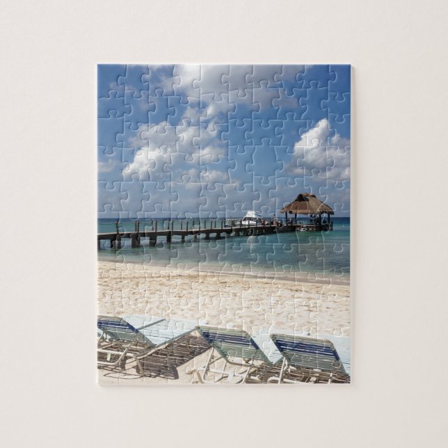 Puzzle Scène de plage du Mexique (Vertical)