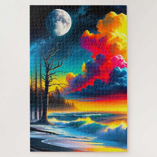 Puzzle Scène du coucher du soleil (Vertical)