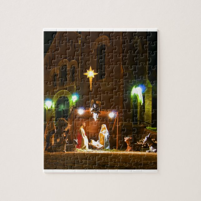Puzzle Scène extérieure de nativité (Vertical)