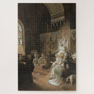 Puzzle Scène historique par Alphonse Mucha