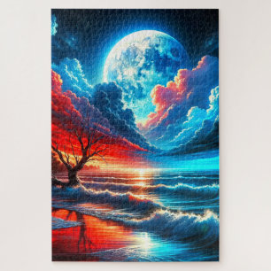 Puzzle Scène Lune