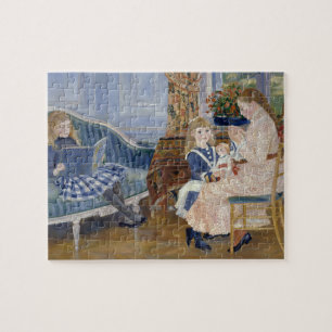 Puzzle Scène pastorale d'enfance Renoir dans un style cot