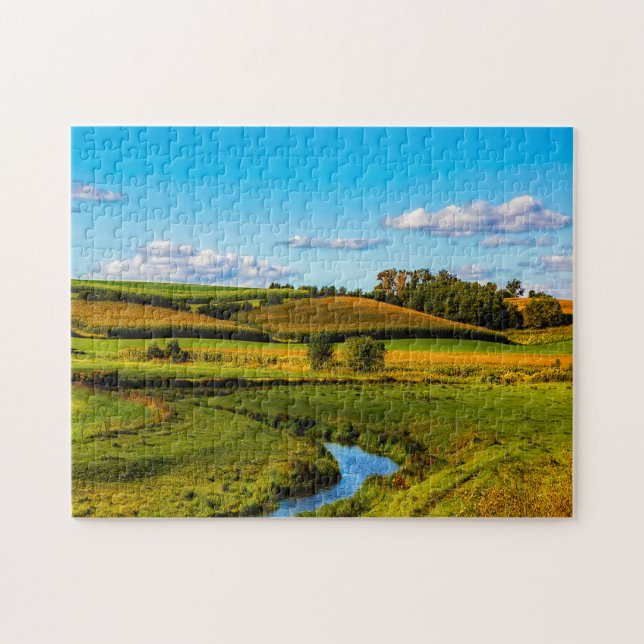Puzzle Scène Pays Wisconsin. (Horizontal)