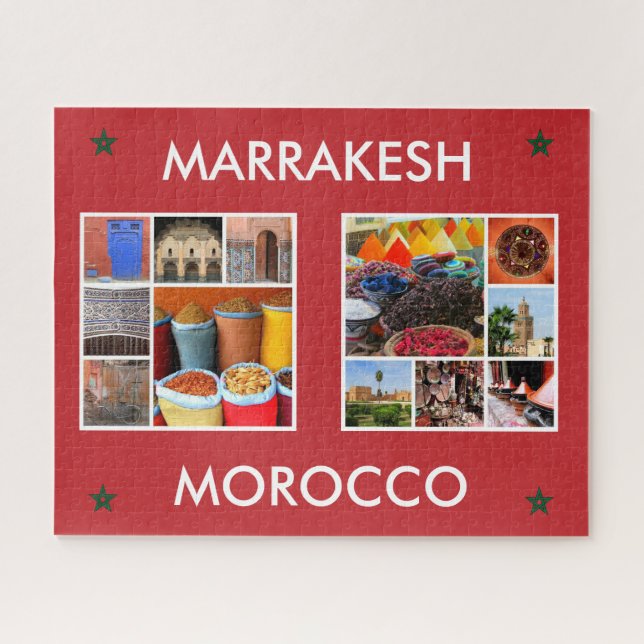 Puzzle scènes marrakech maroc (Horizontal)