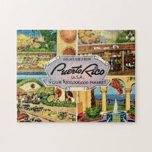 Puzzle Scènes Porto Rico vintages