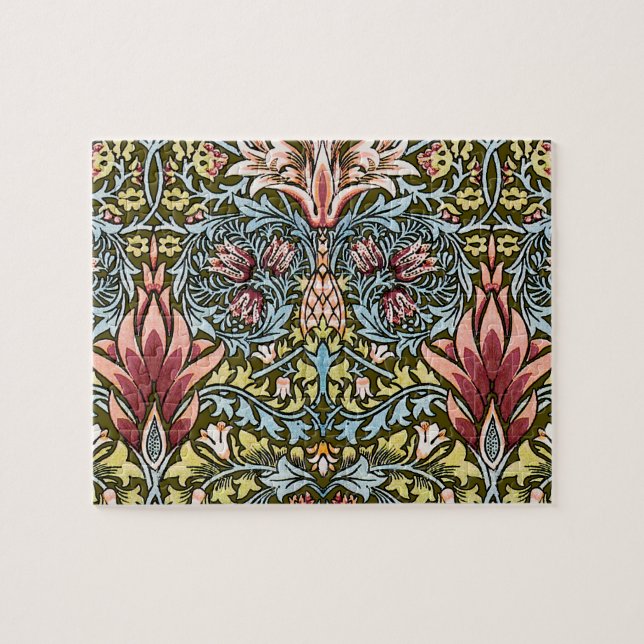 Puzzle Schéma floral William Morris Snakeshead (Horizontal)
