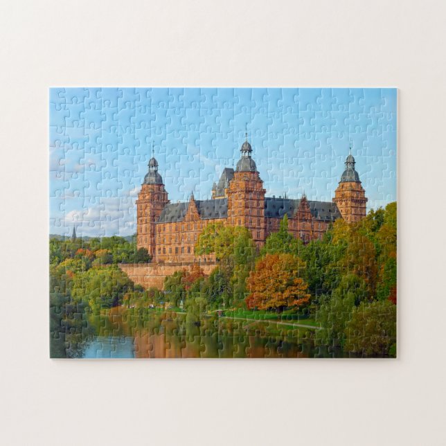 Puzzle Schloss Johannisburg Allemagne. (Horizontal)