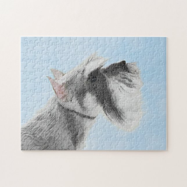 Puzzle Schnauzer (Giant, Standard) Peinture - Chien Art (Horizontal)