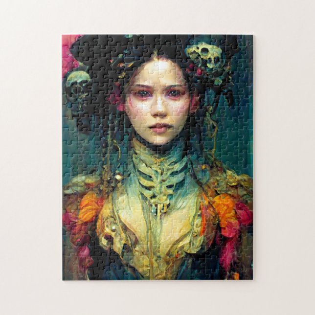 Puzzle Sci-Fi Imaginaire d'oursin arc-en-ciel (Vertical)