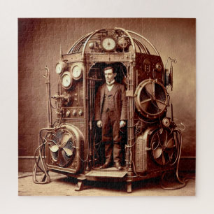 Puzzle Scientifique victorien ~ Machine à temps Steampunk