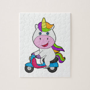 Puzzle Scooter Unicorn