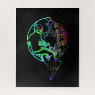 Puzzle Scooting spatial - Scooter volant Garçon