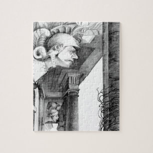 Puzzle Sculpture du château Crayon Art