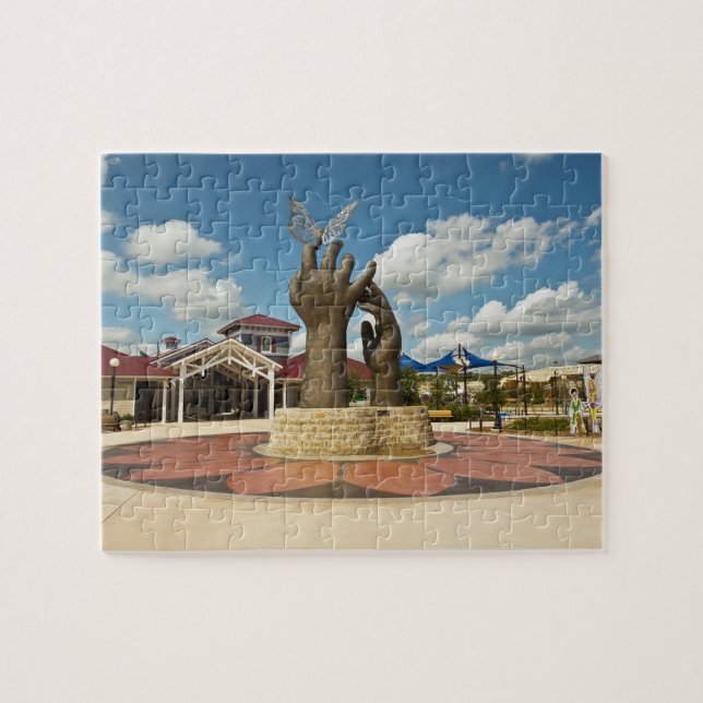 Puzzle Sculpture Taking Flight (Horizontal)