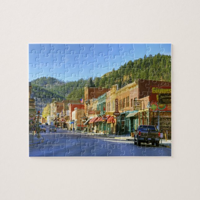 Puzzle SD, Deadwood, ville historique de Gold Mining (Horizontal)