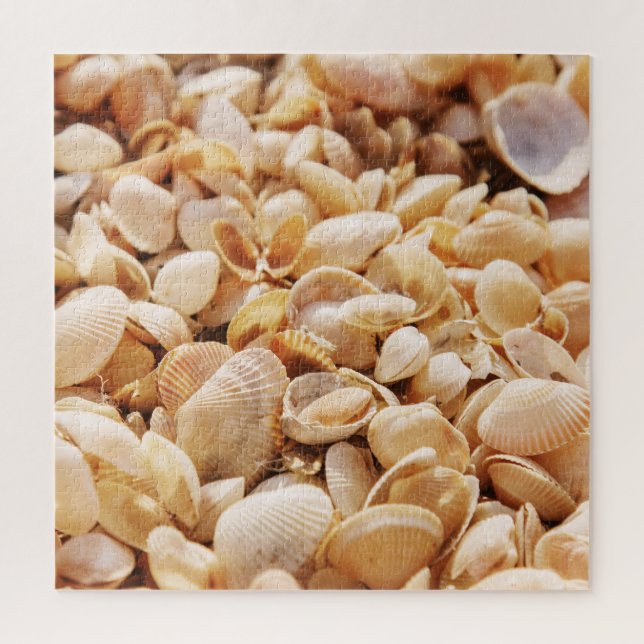 Puzzle Sea Beach Shell : Arrière - plan texturé en été (Vertical)