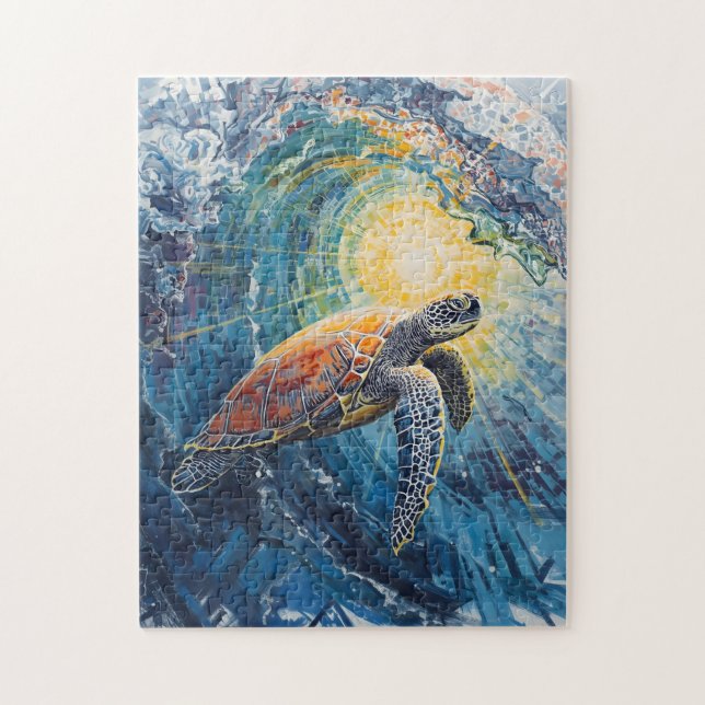 Puzzle Sea Turtle Odyssey (Vertical)