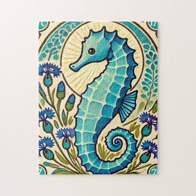 Puzzle Seahorse (Vertical)