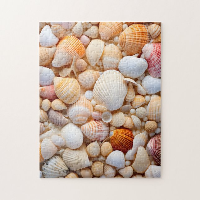 Puzzle Seashell Puzzle. (Vertical)
