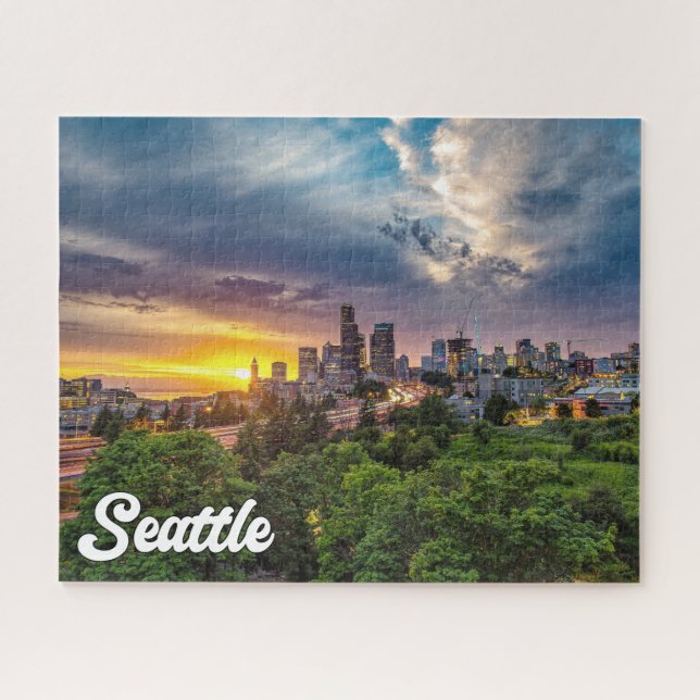 Puzzle Seattle, Washington, États-Unis (Horizontal)
