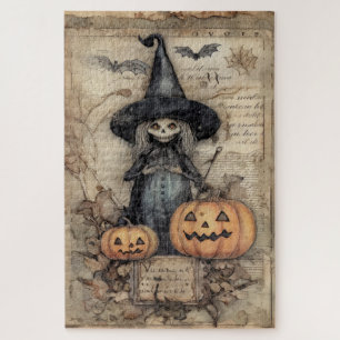 Puzzle Secrets de balai & sorts d'automne