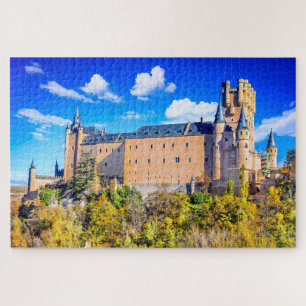 Puzzle Segovia castle in Spain