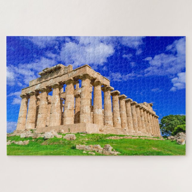 Puzzle Selinunte temple en Sicile (Horizontal)