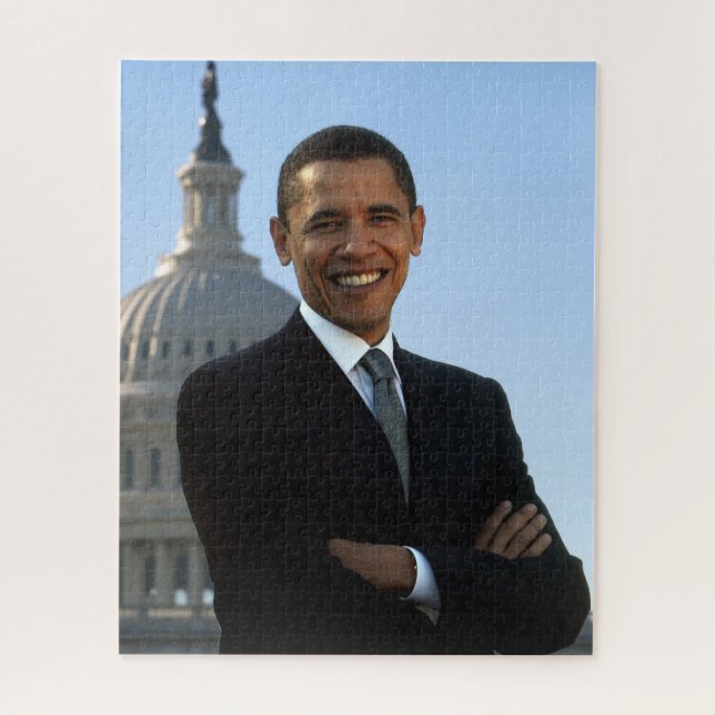 Puzzle Sénateur américain, 44e président américain Barack (Vertical)