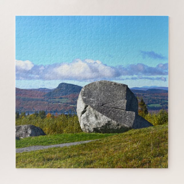 Puzzle Sentinel Rock, Lac Willoughby, Vermont Jigsaw Puz (Horizontal)
