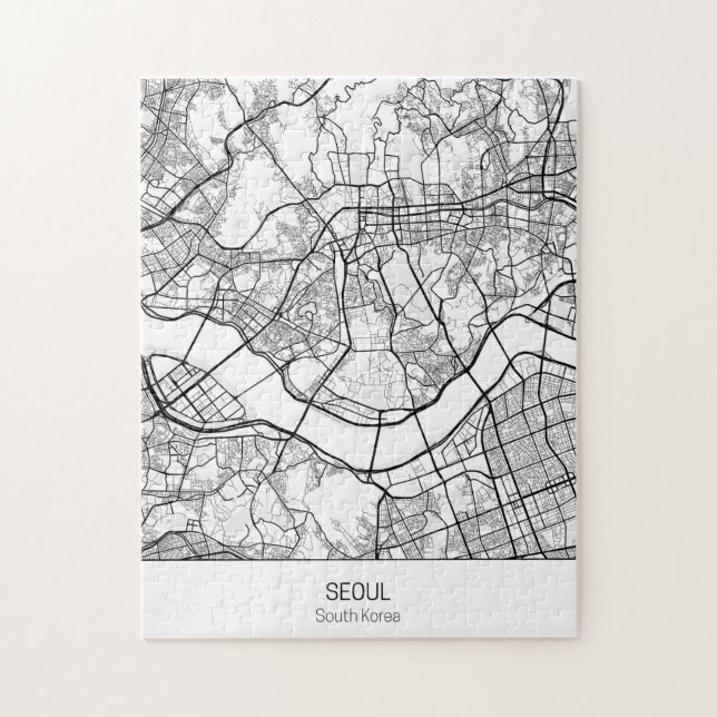 Puzzle Séoul Corée du Sud (Vertical)