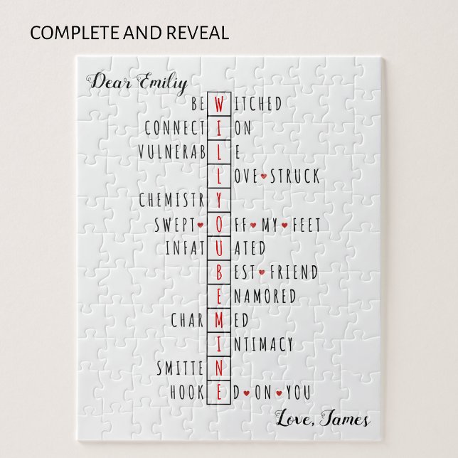 Puzzle Serez-vous à moi - Déclaration d'amour unique Révé (Créateur téléchargé)