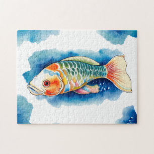 Puzzle - Série aquarelle : Koi Fish