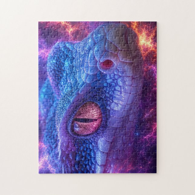 PUZZLE SERPENT DANS L'ESPACE (Vertical)