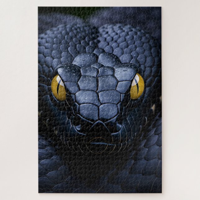 Puzzle Serpent noir (Vertical)