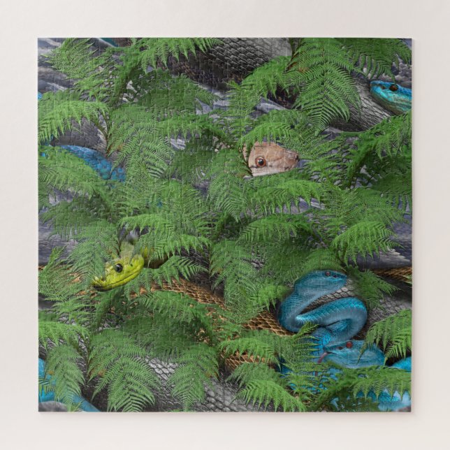 Puzzle Serpents doux et sournois (Vertical)