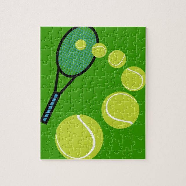 Puzzle SERVICE de TRANCHE de FAN de tennis (Vertical)