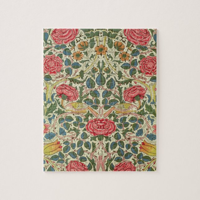 Puzzle "S'est levé", 1883 (le coton imprimé) (Vertical)