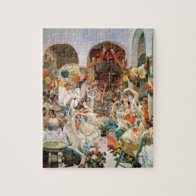 Puzzle Séville (huile sur la toile) (Vertical)
