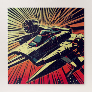 Puzzle SF Anime Starfighter - Woodcut (1)