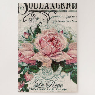 Puzzle shabby chic, découpage, victorien, français chic,